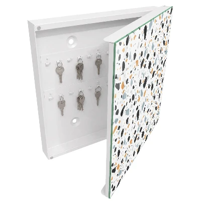 Terrazzo pattern Wall mounted key box