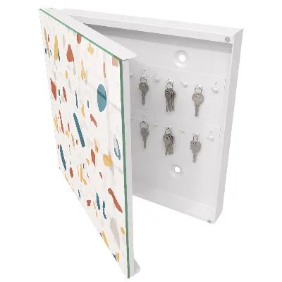 Abstract composition Key cabinet