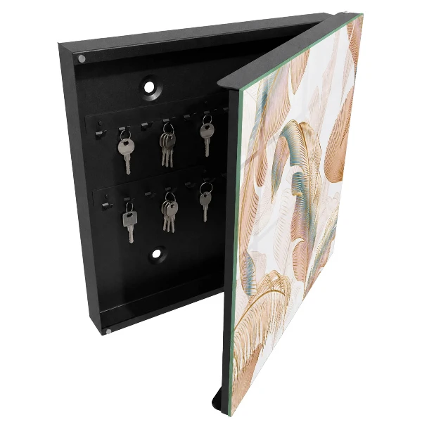 Delicate leaves Key box for wall