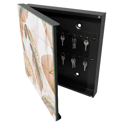 Delicate leaves Key box for wall