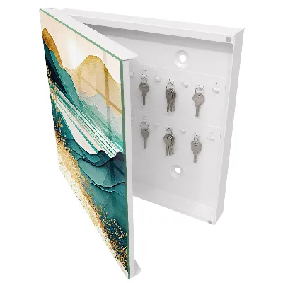 Turquoise mountains Wall mounted key box