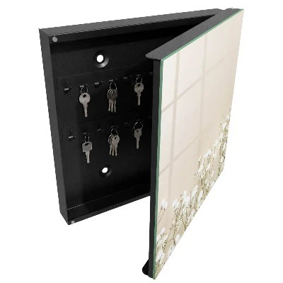 Flowers subtlety Key box for wall