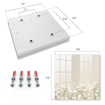 Flowers subtlety Key box for wall