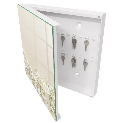 Flowers subtlety Key box for wall