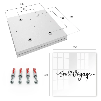 Travel heart Key box for wall