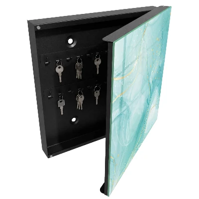 Turquoise elegance Wall mounted key box