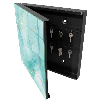 Turquoise elegance Wall mounted key box