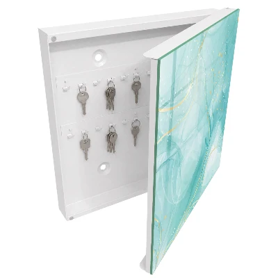 Turquoise elegance Wall mounted key box