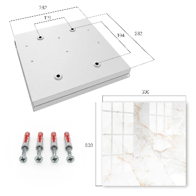 Elegance of marble Key cabinet