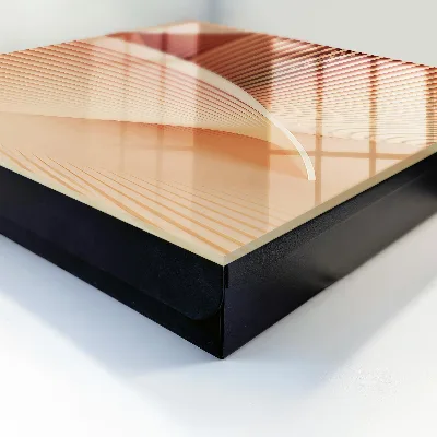Abstract waves Wall mounted key box