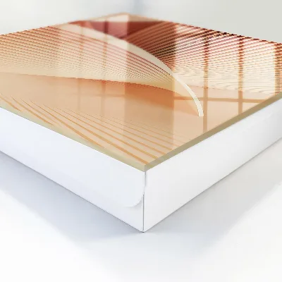 Abstract waves Wall mounted key box