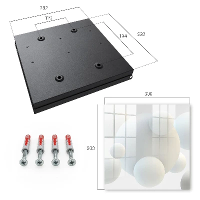 Delicate spheres Key box for wall