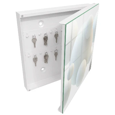 Wall mounted key box with delicate sphere design