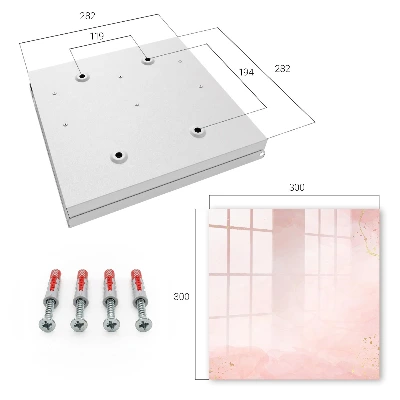 Pastel elegance Wall mounted key box
