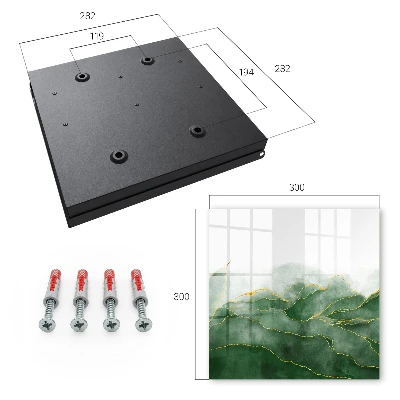 Green hills Key box for wall
