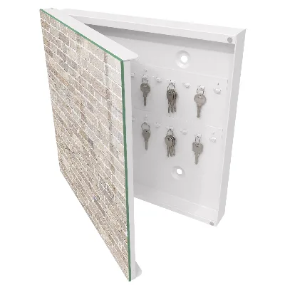 Brick composition Wall mounted key box