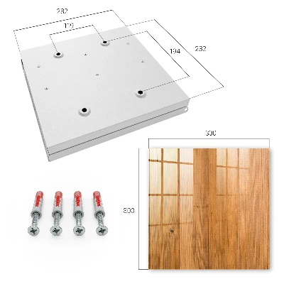 Wood texture Key cabinet