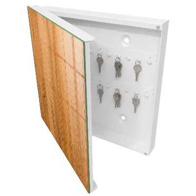 Wood texture Key cabinet