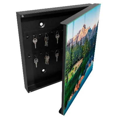 Mountain landscape Key box for wall