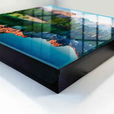 Mountain landscape Key box for wall