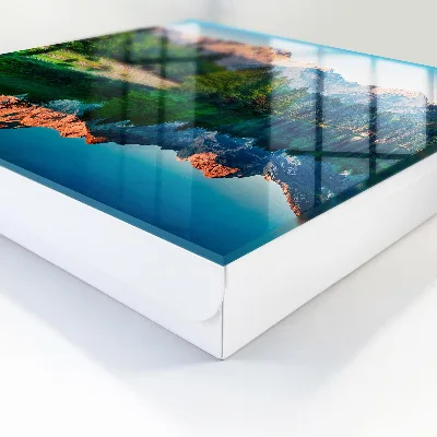 Mountain landscape Key box for wall