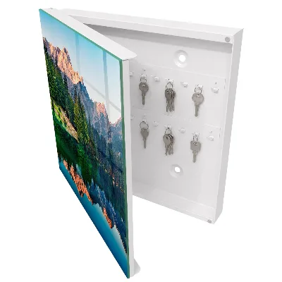 Mountain landscape Key box for wall