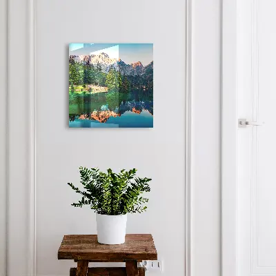 Mountain landscape Key box for wall