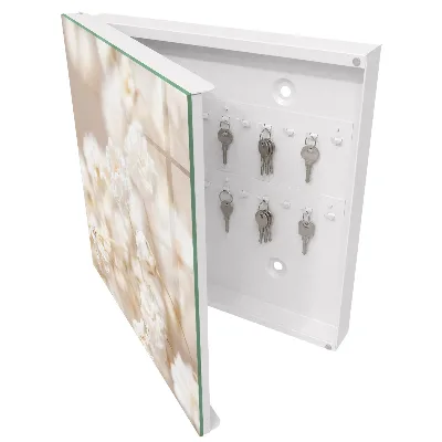 Light flowers Wall mounted key box