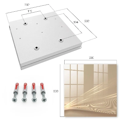 Minimalist lines Key cabinet