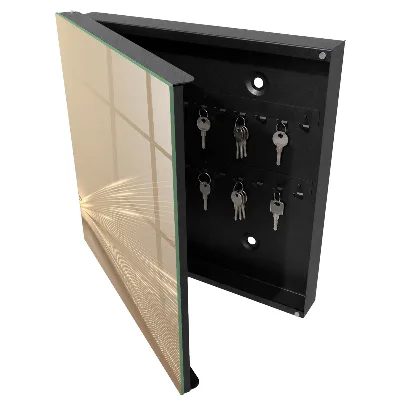 Minimalist lines Key cabinet