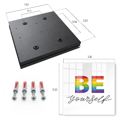 Authentic motivation Wall mounted key box