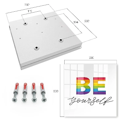 Authentic motivation Wall mounted key box