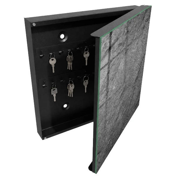Grey stone Key cabinet