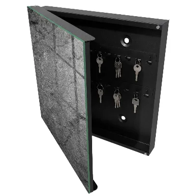 Grey stone Key cabinet