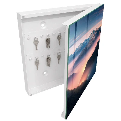 Mountain panorama Key box for wall