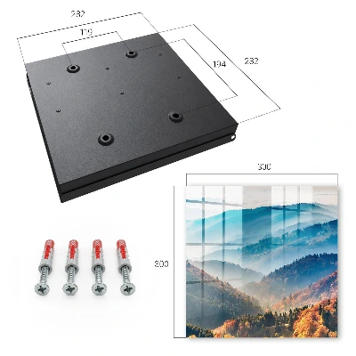 Mountain landscape Key cabinet