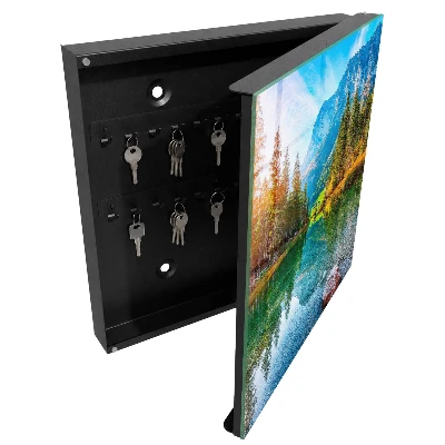 Mountain landscape Key box for wall