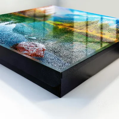 Mountain landscape Key box for wall