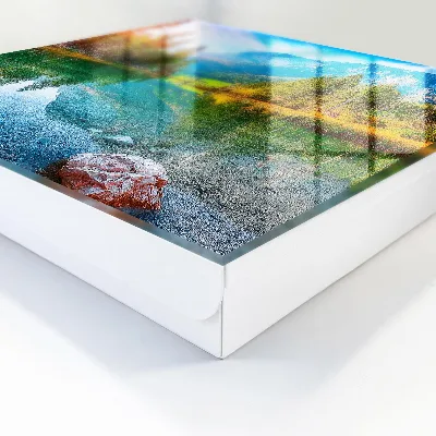 Mountain landscape Key box for wall