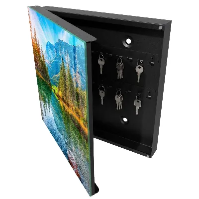 Mountain landscape Key box for wall