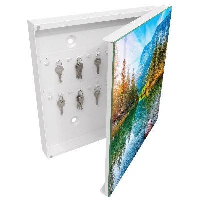 Mountain landscape Key box for wall