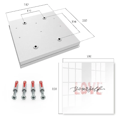 Love yourself Wall mounted key box