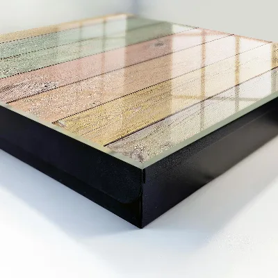 Pastel planks Key box for wall