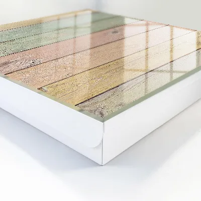 Pastel planks Key box for wall