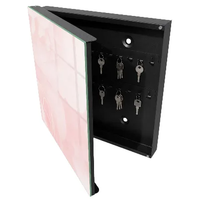 Pastel roses Wall mounted key box