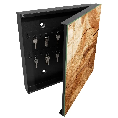 Wood texture Key box for wall