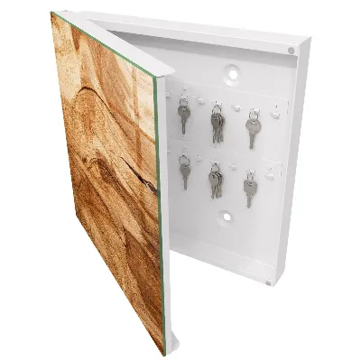 Wood texture Key box for wall
