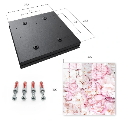 Pastel flowers Key cabinet