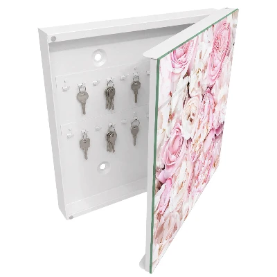 Pastel flowers Key cabinet