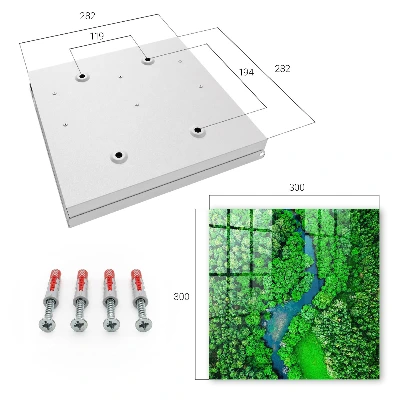 Green forests Key box for wall